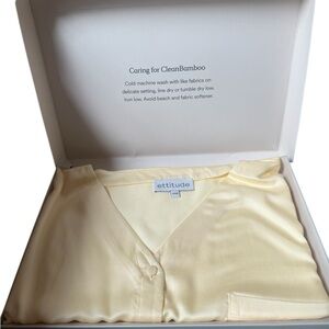 Ettitude Sateen Short Sleeve Shirt loungewear